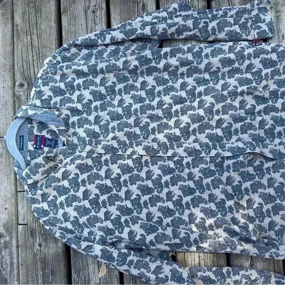 Bugle Boy Classic Button Down Printed‎ Shirt Size L - Picture 7 of 8